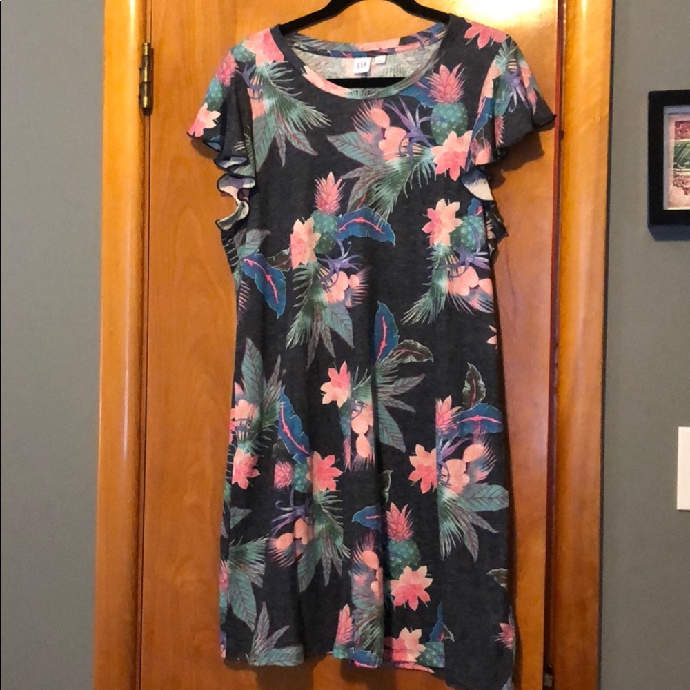 Gap Print T-Shirt Dress